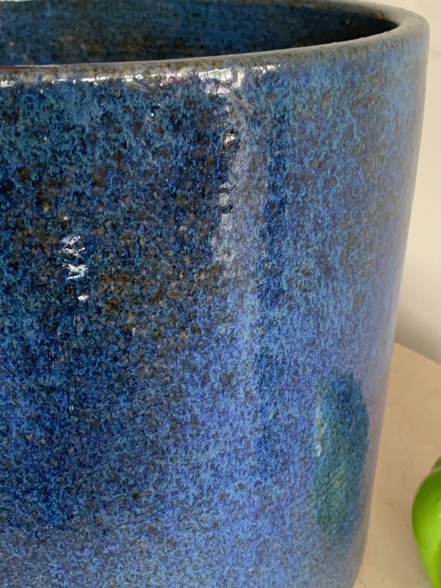 Ceramic Large Gainey Planter with Unusual Color