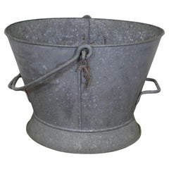 A Large Galvanised Housemaid’s Bucket  A Traditional piece and a very versatile 