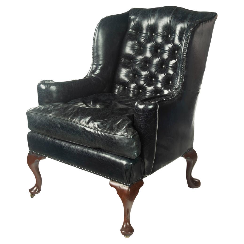 Large George III Wing Arm Chair