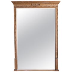 Large Gilt Overmantel Mirror