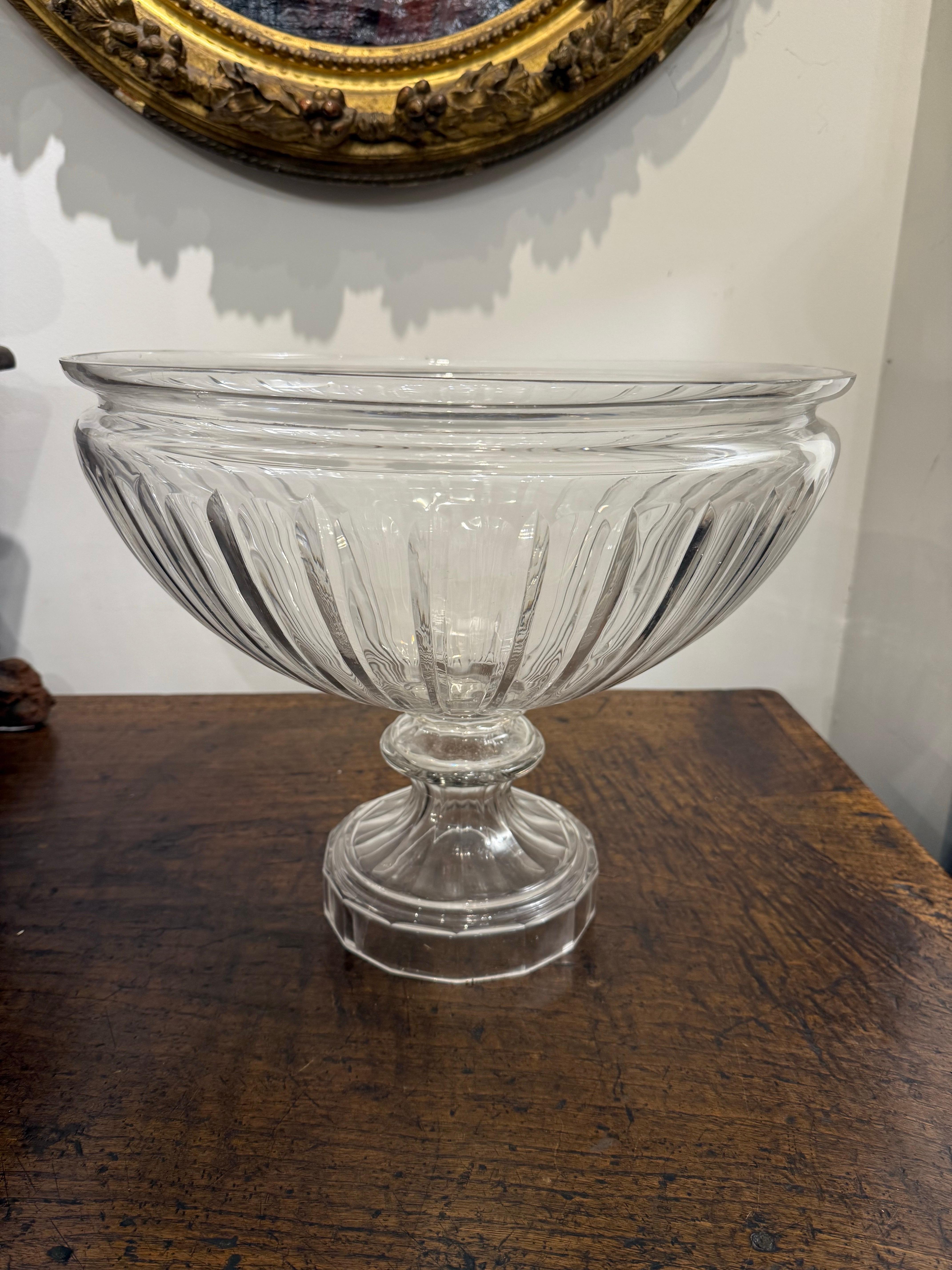 A Large Glass Punch Bowl

Provenance: Private Australian Collection.

Dimensions:
Height: 33cm.
Diameter: 40cm.