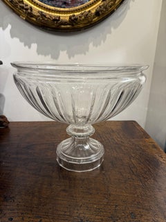 Große Punschschale aus Glas