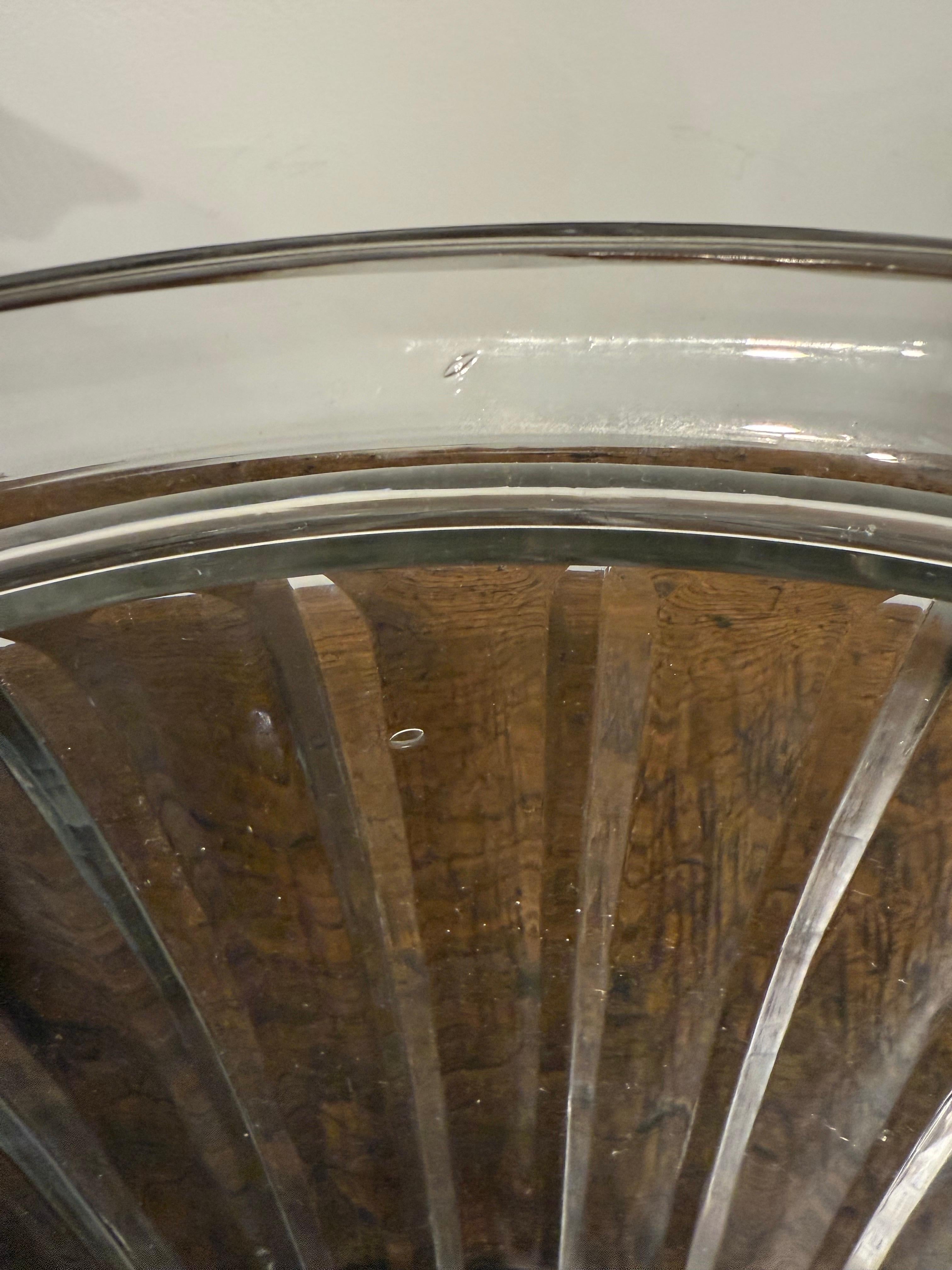 A Large Glass Punch Bowl en vente 1