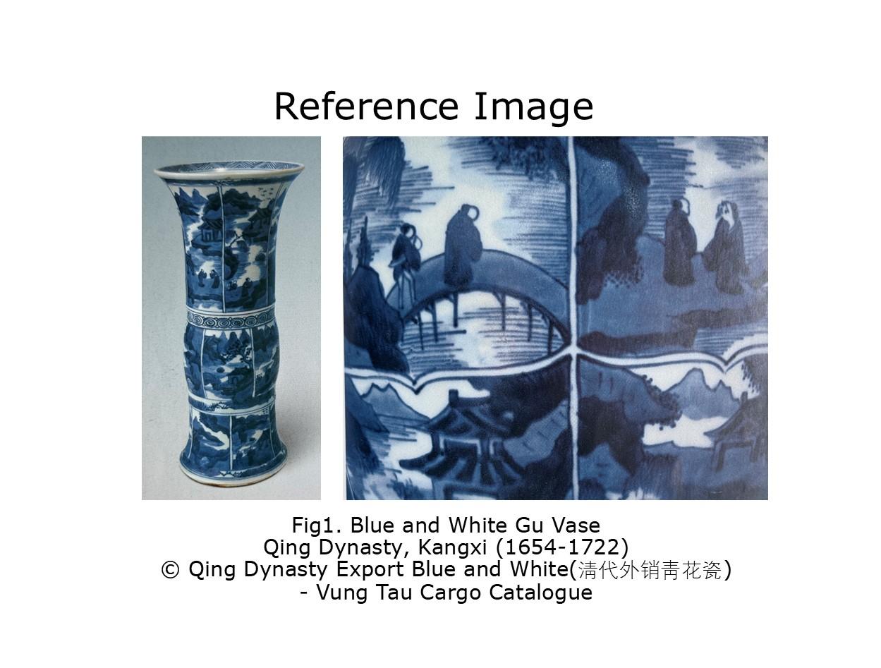 A Large Gu Vase from Vung Tau Ship, Qing Dynasty Kangxi Era, Circa 1690 For Sale 4