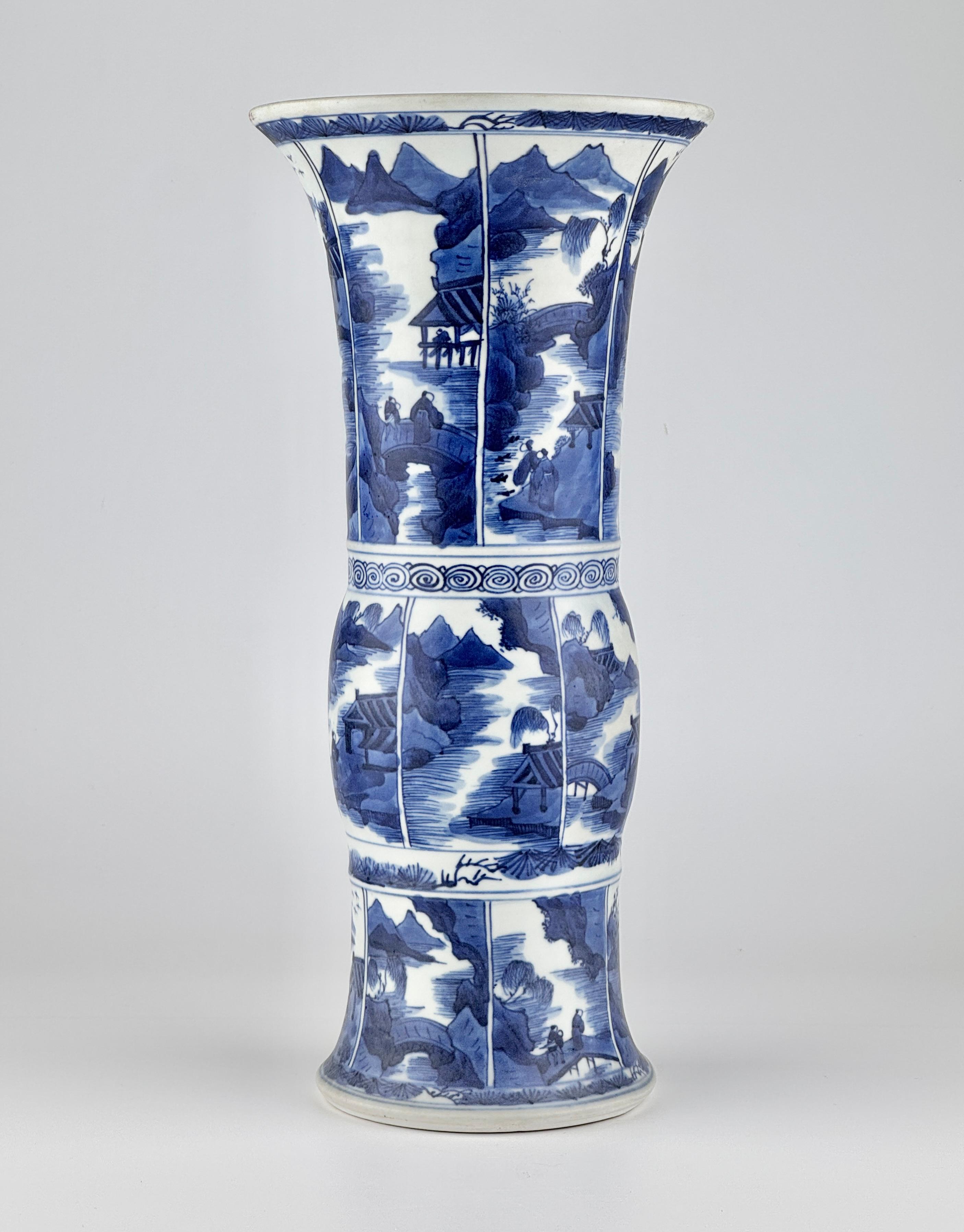 Vietnamese A Large Gu Vase from Vung Tau Ship, Qing Dynasty Kangxi Era, Circa 1690 For Sale