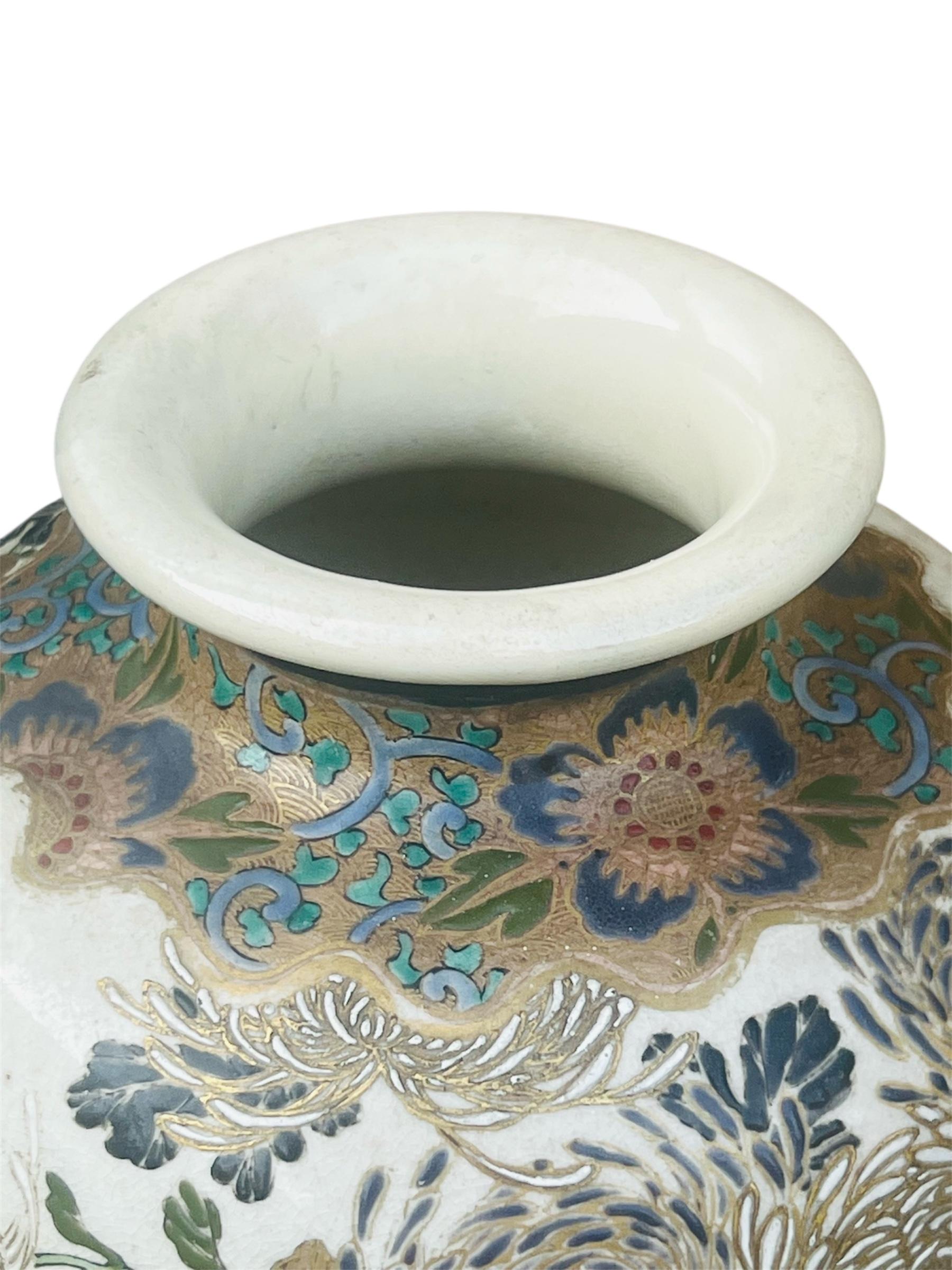 Große kaiserliche Satsuma-Vase von Toshinobu, Meiji-Zeit im Zustand „Gut“ im Angebot in London, GB