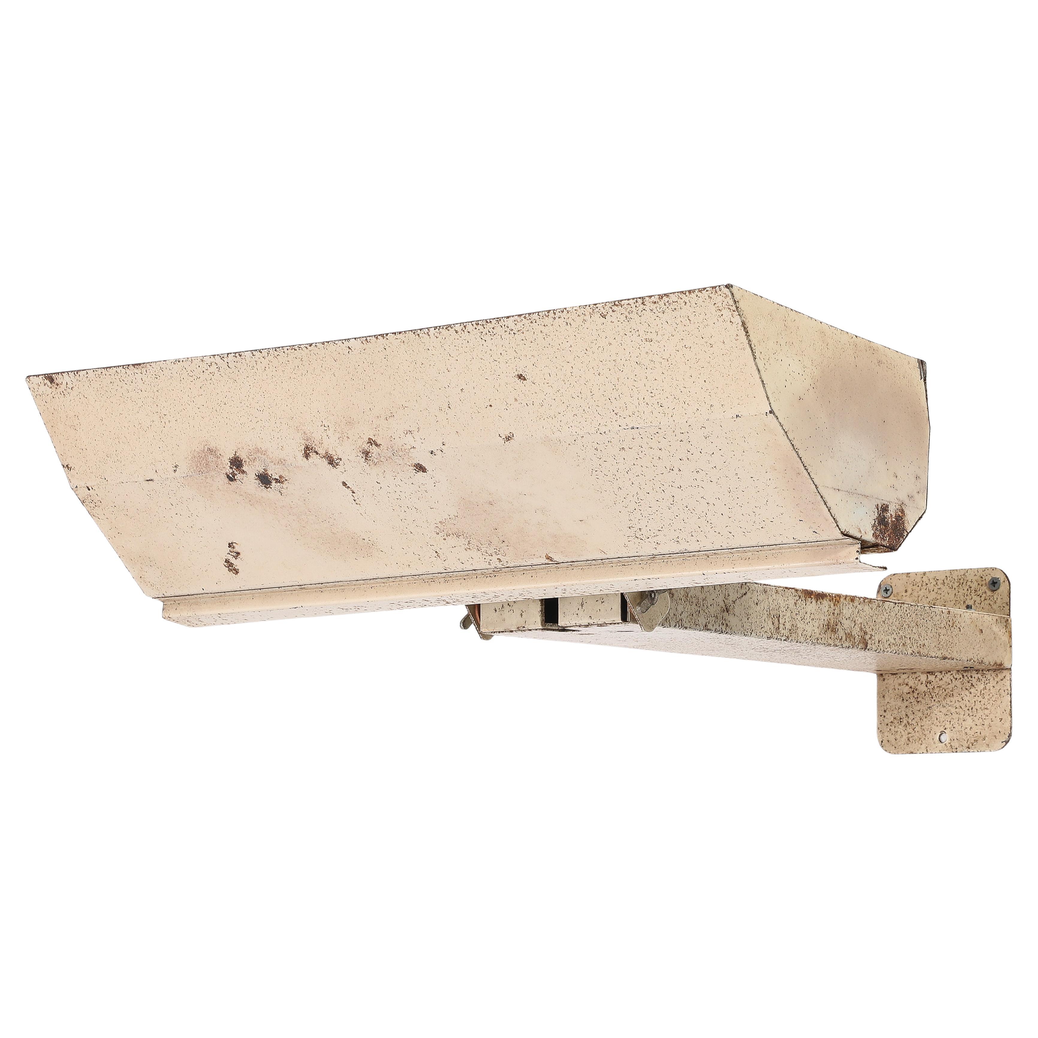 A Large Industrial Wall Lamp in the style of Le Corbusier, France, 1950s