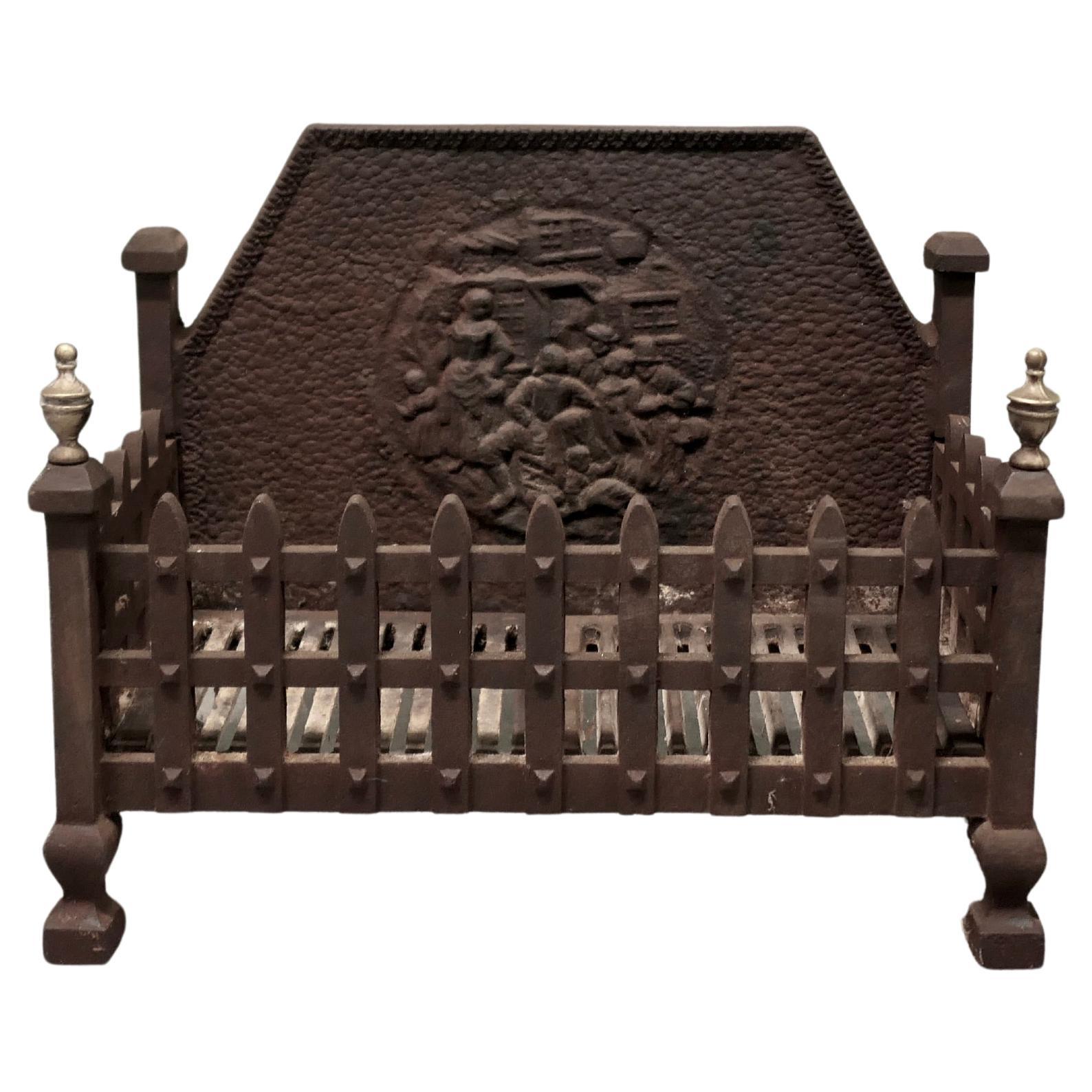 Early 1900s Fireplace Tools and Chimney Pots