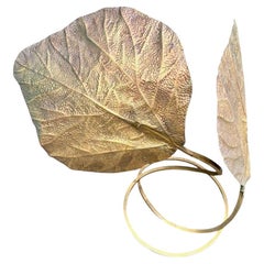 A large Italian 1970s double brass "Rabarbaro" table lamp by Tommaso Barbi