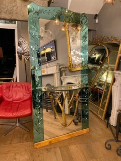 Large Italian Console Mirror by Pier Lugi Colli