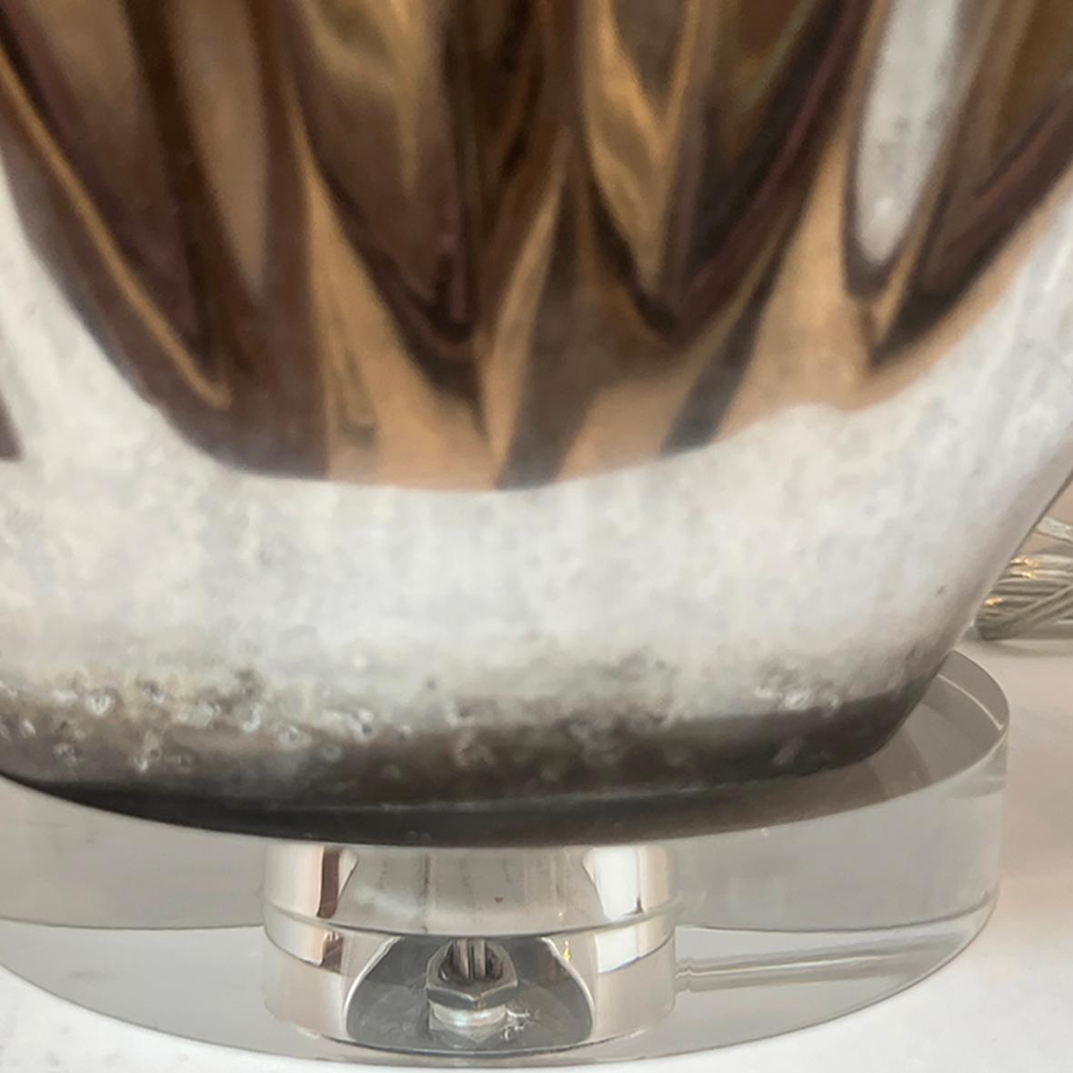 Una gran lámpara italiana de concha Aluminio en venta