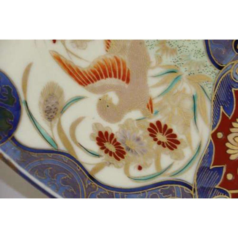 19th Century A Large Japanese Meiji Period Porcelain Charger, Circa 1890 For Sale