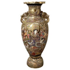 A Large Japanese Satsuma Palace Vase