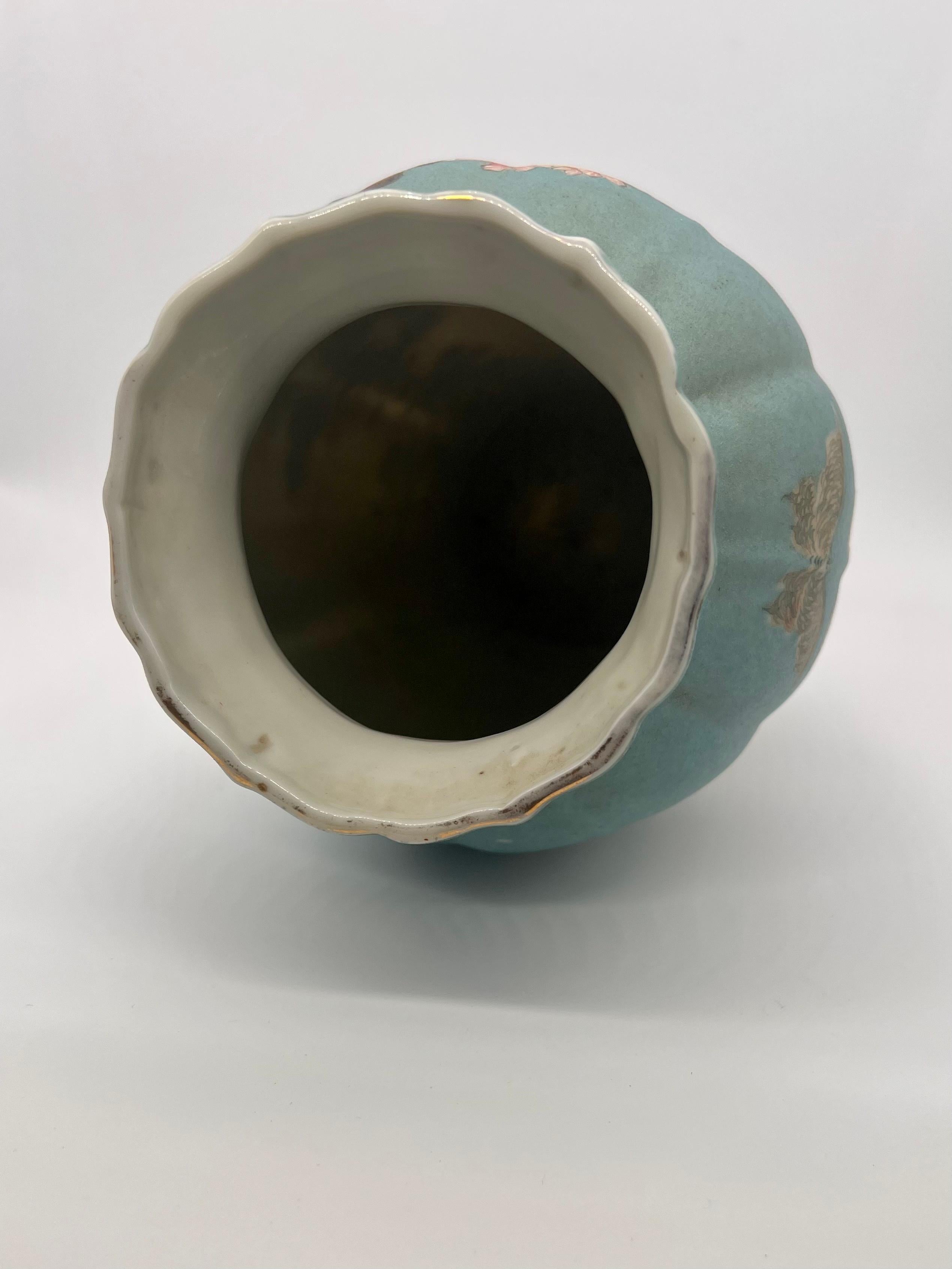 Large Japanese Sharkskin Porcelain Vase by Takeuchi Chiubei, 19th C 12