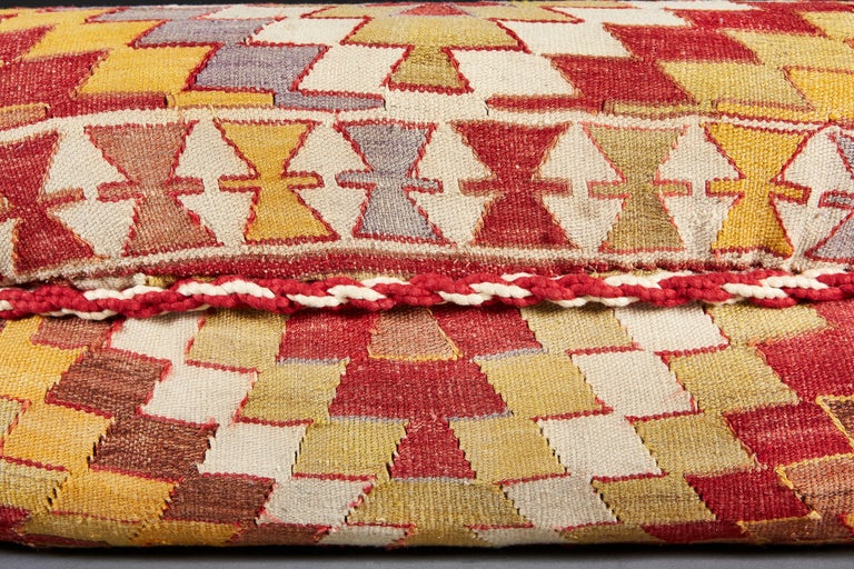 Large Kilim Ottoman For Sale at 1stDibs