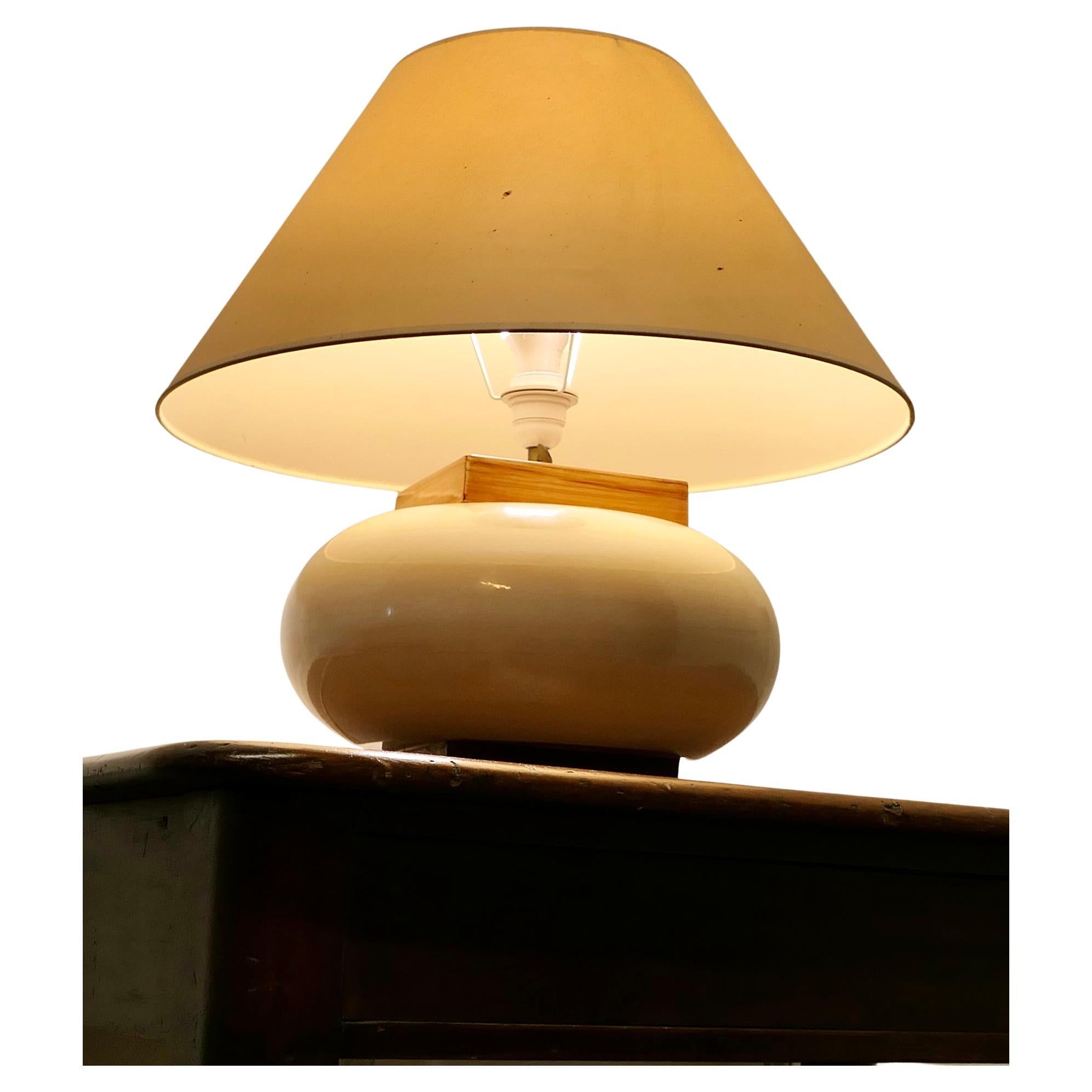 A Large Kostka Sideboard Pebble Lamp   