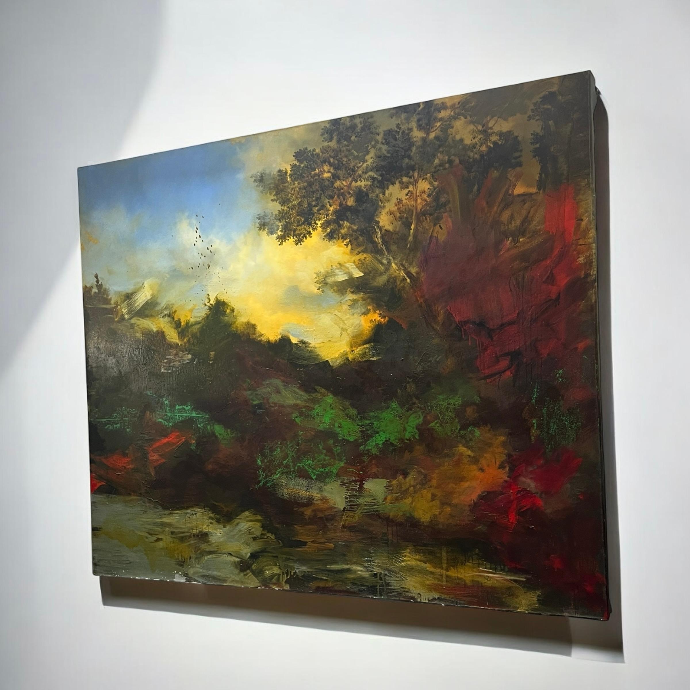 A Large Landscape Öl auf Leinwand von Alan Rankle (Englisch) im Angebot