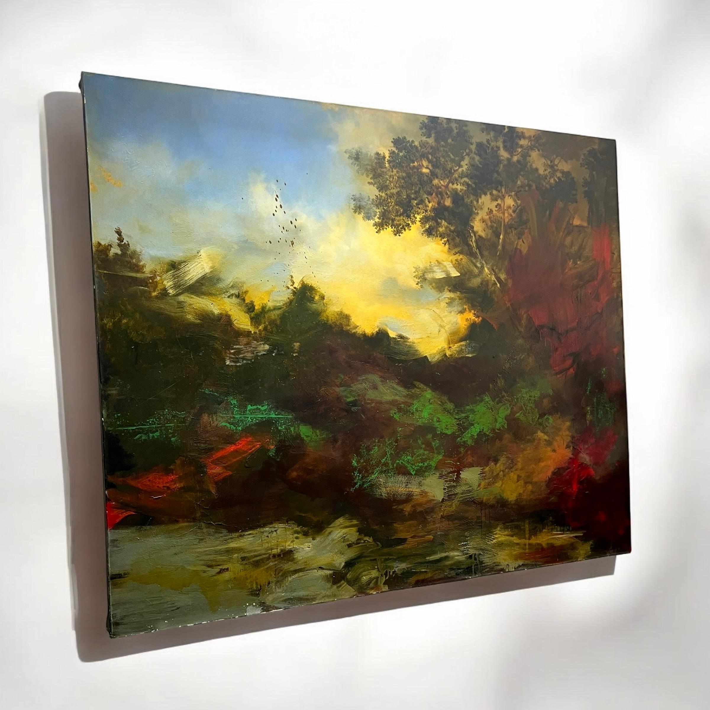 A Large Landscape Öl auf Leinwand von Alan Rankle (21. Jahrhundert und zeitgenössisch) im Angebot