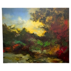 A Large Landscape Öl auf Leinwand von Alan Rankle