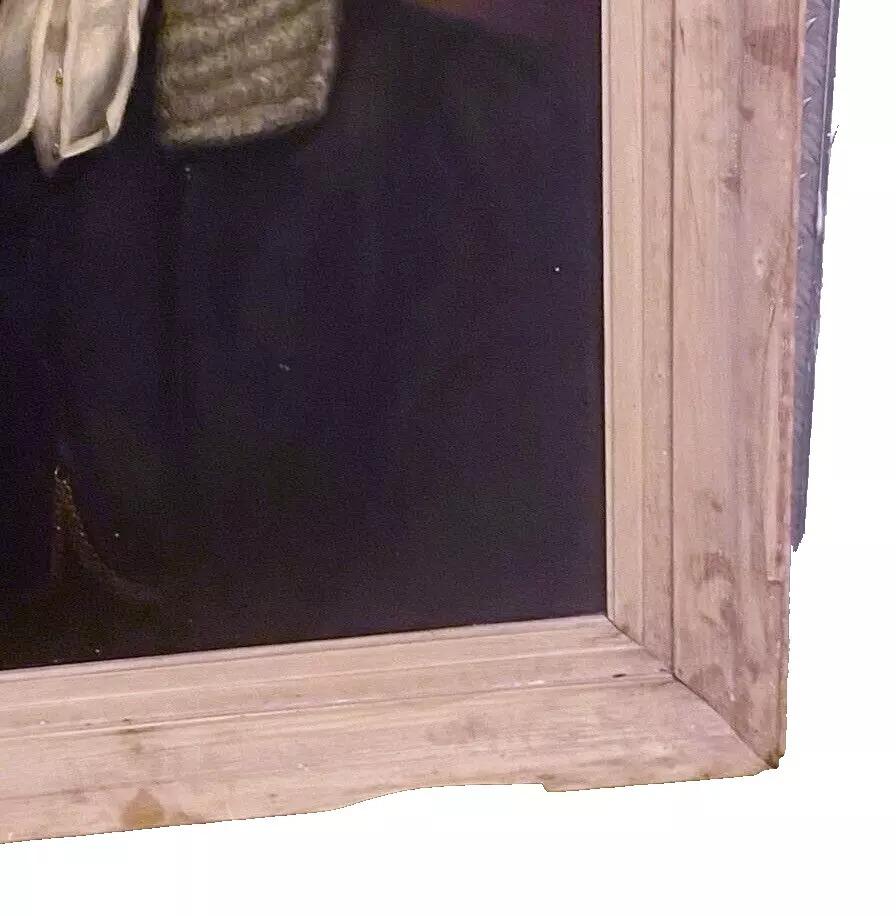 A Large Late 18th C Antique Portrait Oil Painting Of A English Clergy Man For Sale 2