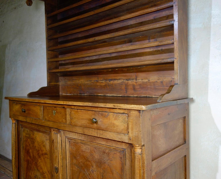 An 18th Century French Farmhouse Walnut Kitchen Dresser Empire