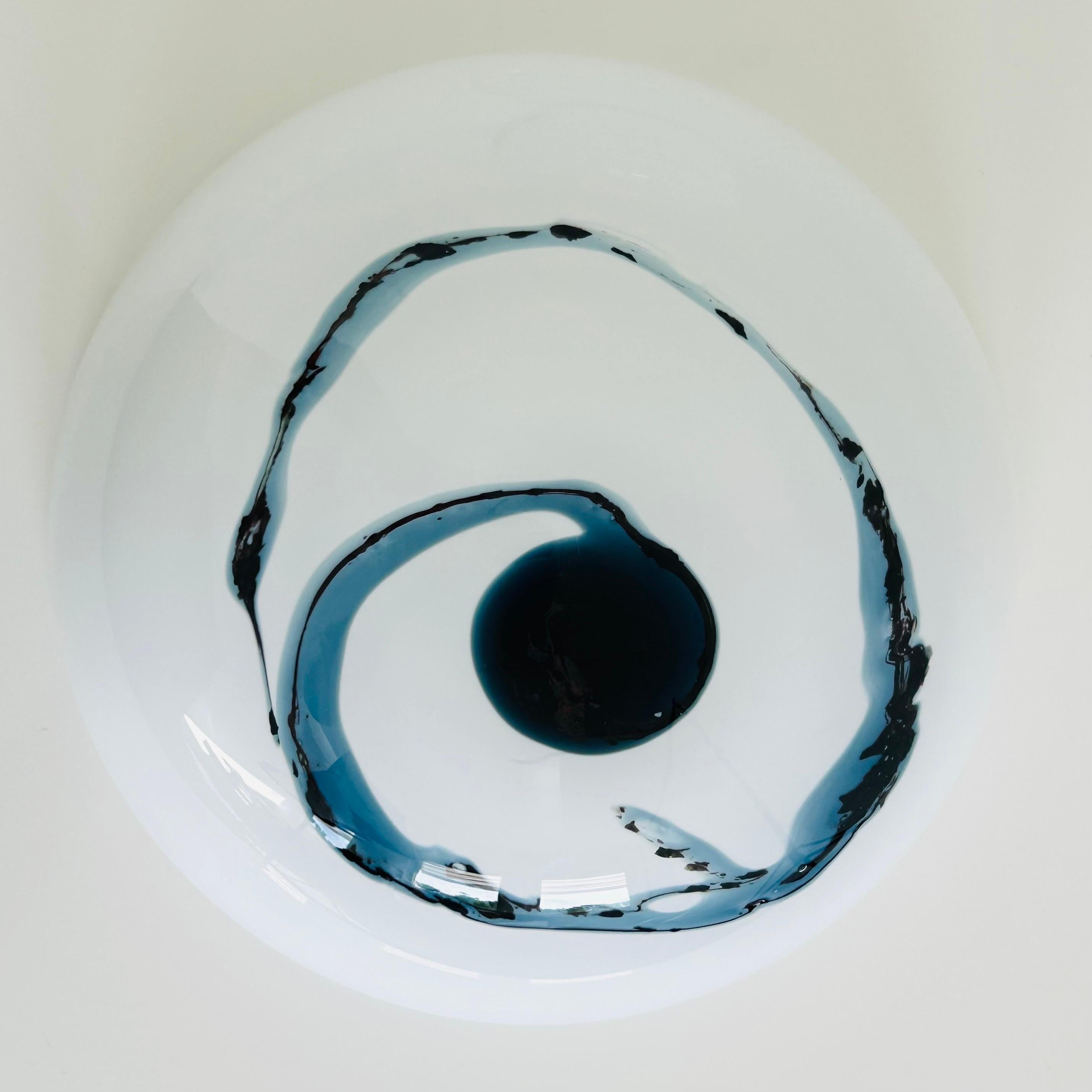 Grand bol à couvercle en verre par Michael Bang pour Holmegaard, Danemark en vente 3