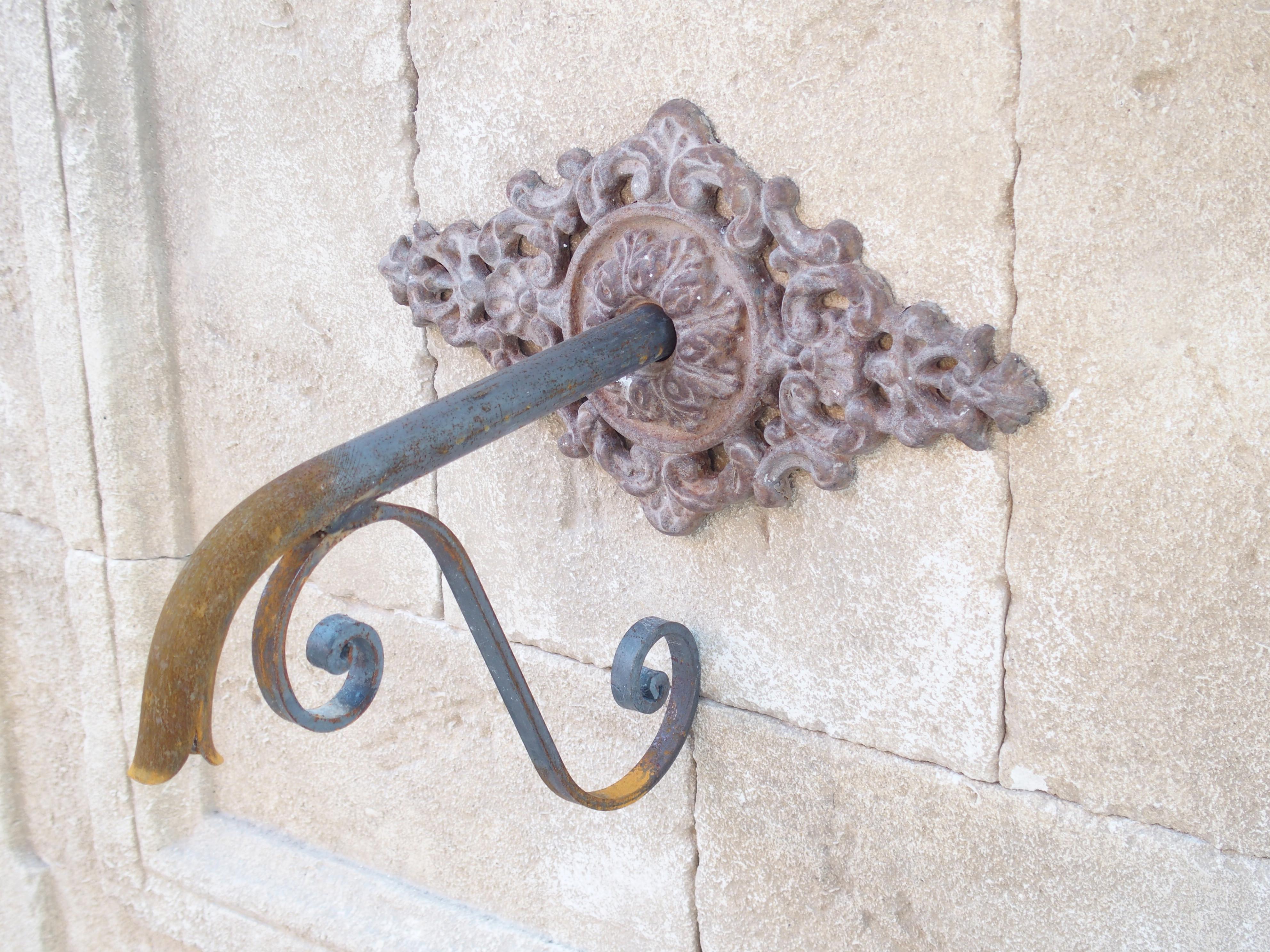 Contemporary Large Limestone Wall Fountain from The Vaucluse, Provence France