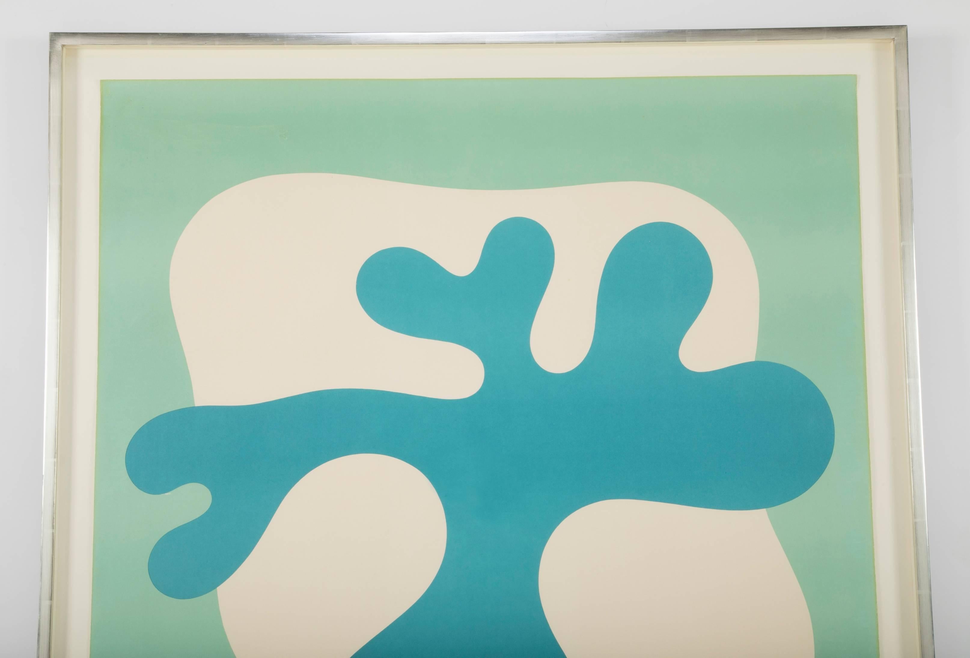 Modern Large Lithograph by Jean Arp Signed and Numbered