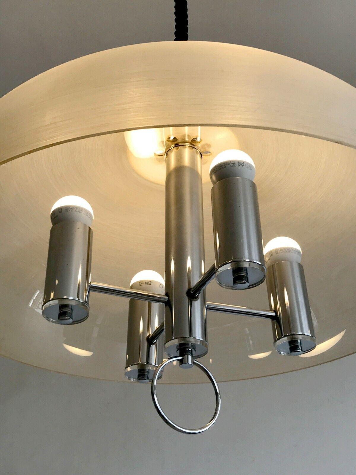 Space Age A Large Lucite SPACE-AGE Ceiling Fixture LAMP by GUZZINI,  Italy 1960 For Sale