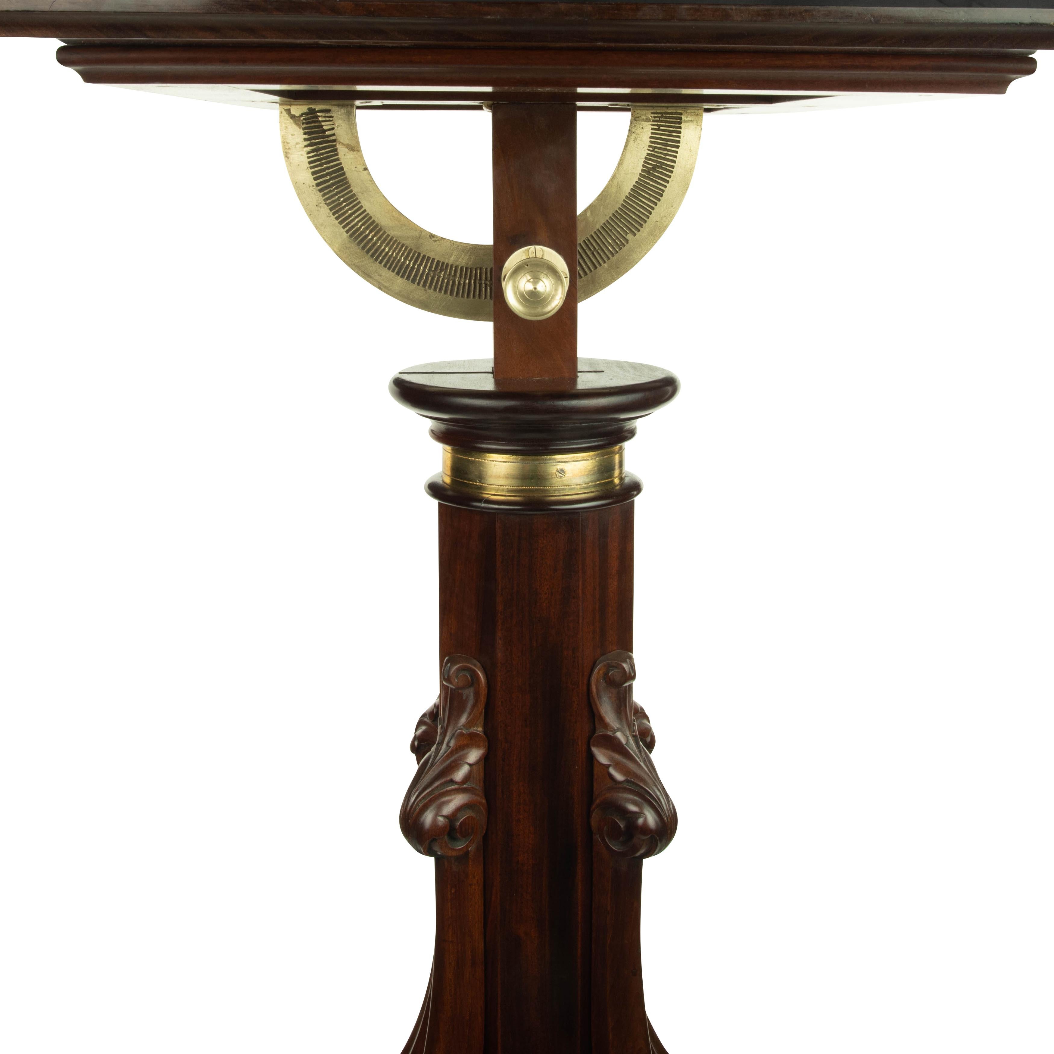 Large Mahogany Lectern by Yabsley of Plymouth For Sale 4