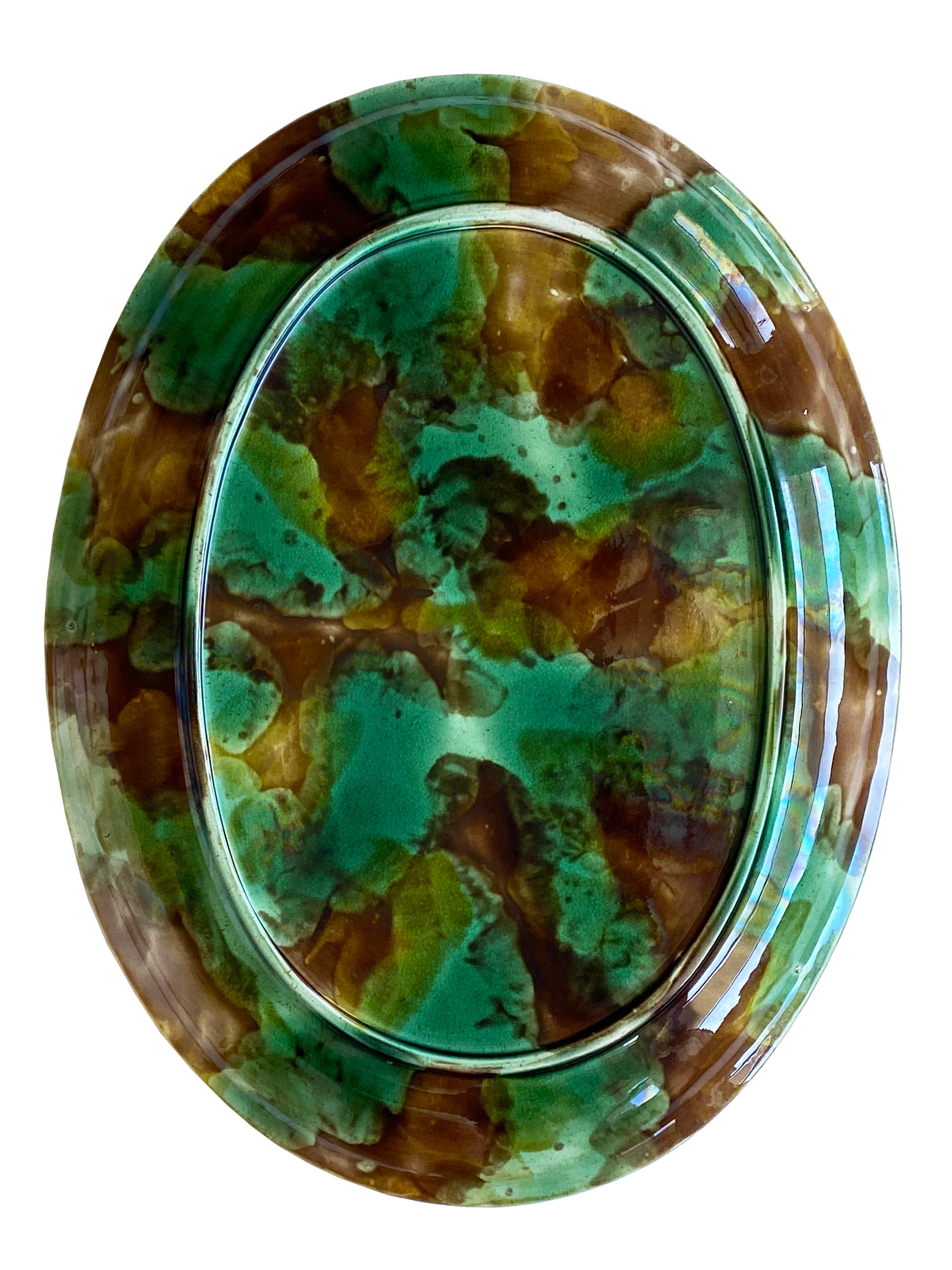 Eine große Majolika-Servierplatte aus dem Besitz von Brooke Astor im Angebot 4