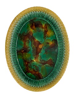 Majolica platter owned by legendary NYC socialite and editor Brooke Astor