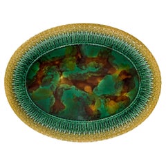 A Large Majolica Serving Platter Owned by Brooke Astor
