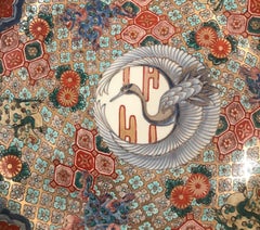 Large Meiji Period Deep Imari Charger