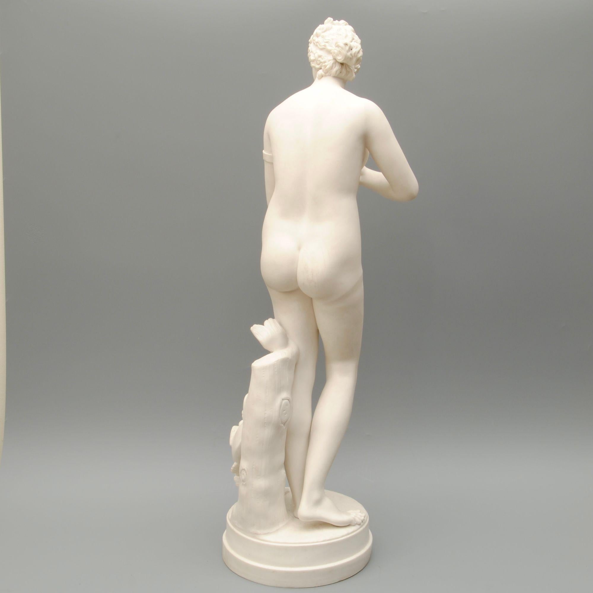 Large Mid 19th Century Parian Figure of Diana For Sale 1