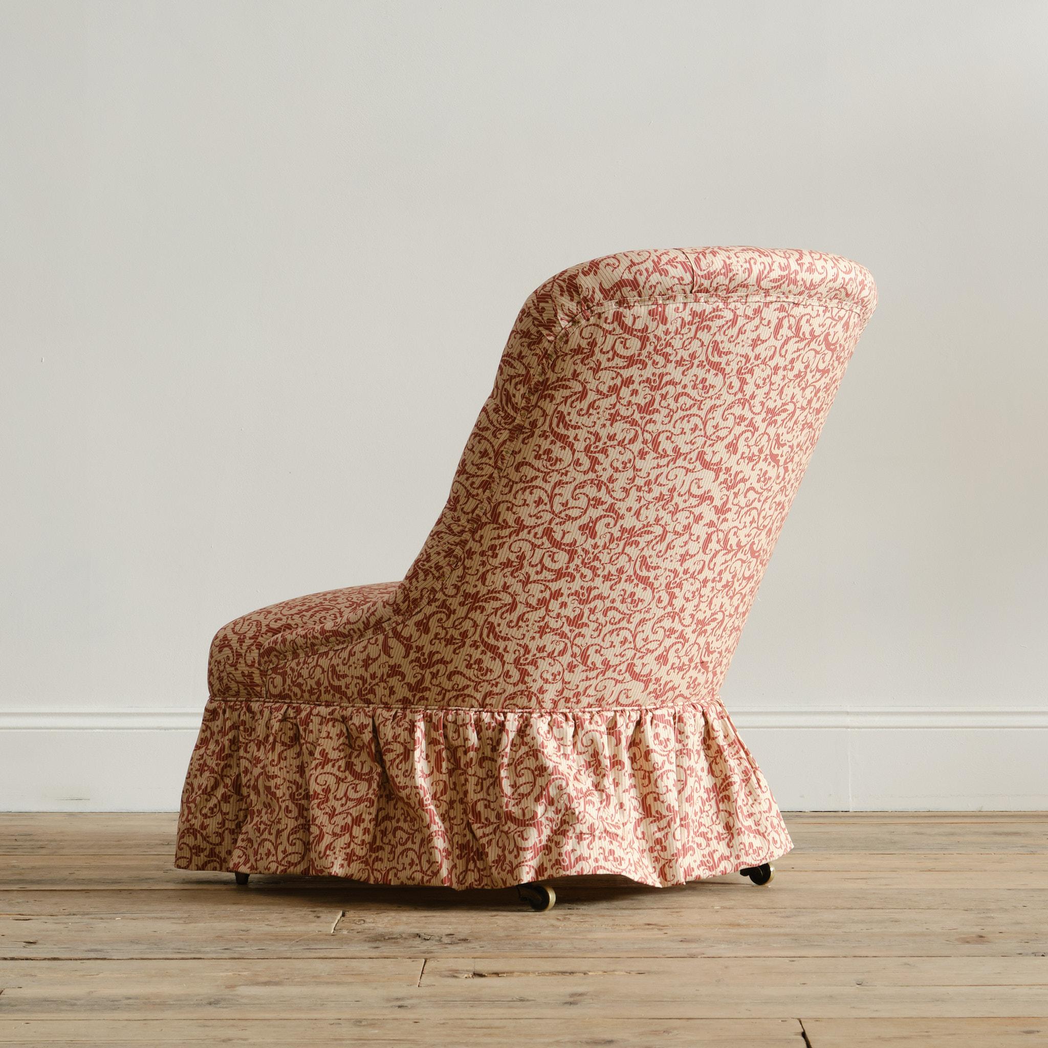 Una gran silla pantufla de nogal de mediados del siglo XIX c1860 en Bueno estado para la venta en Batley, GB