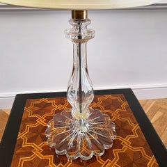 A Large Mid Twentieth Century Glass Lamp