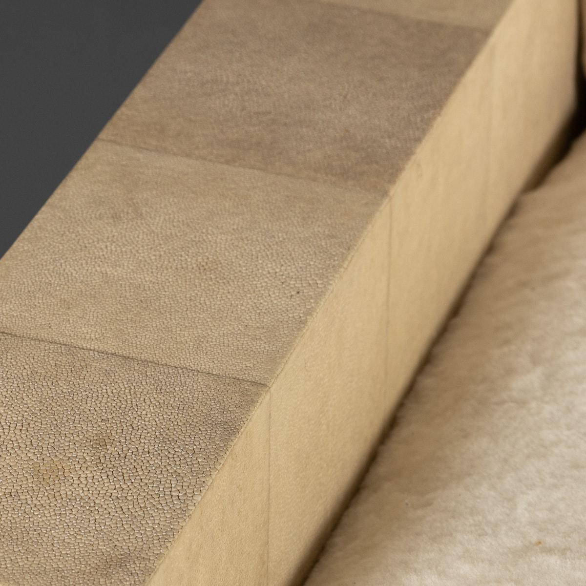 Large Modern Shagreen Panelled Sofa by R&Y Augoust 2