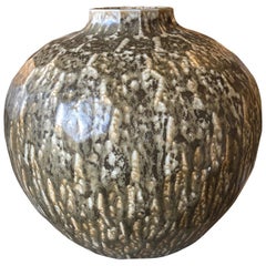 Large Mottled Terracotta Urn by Maitland Smith
