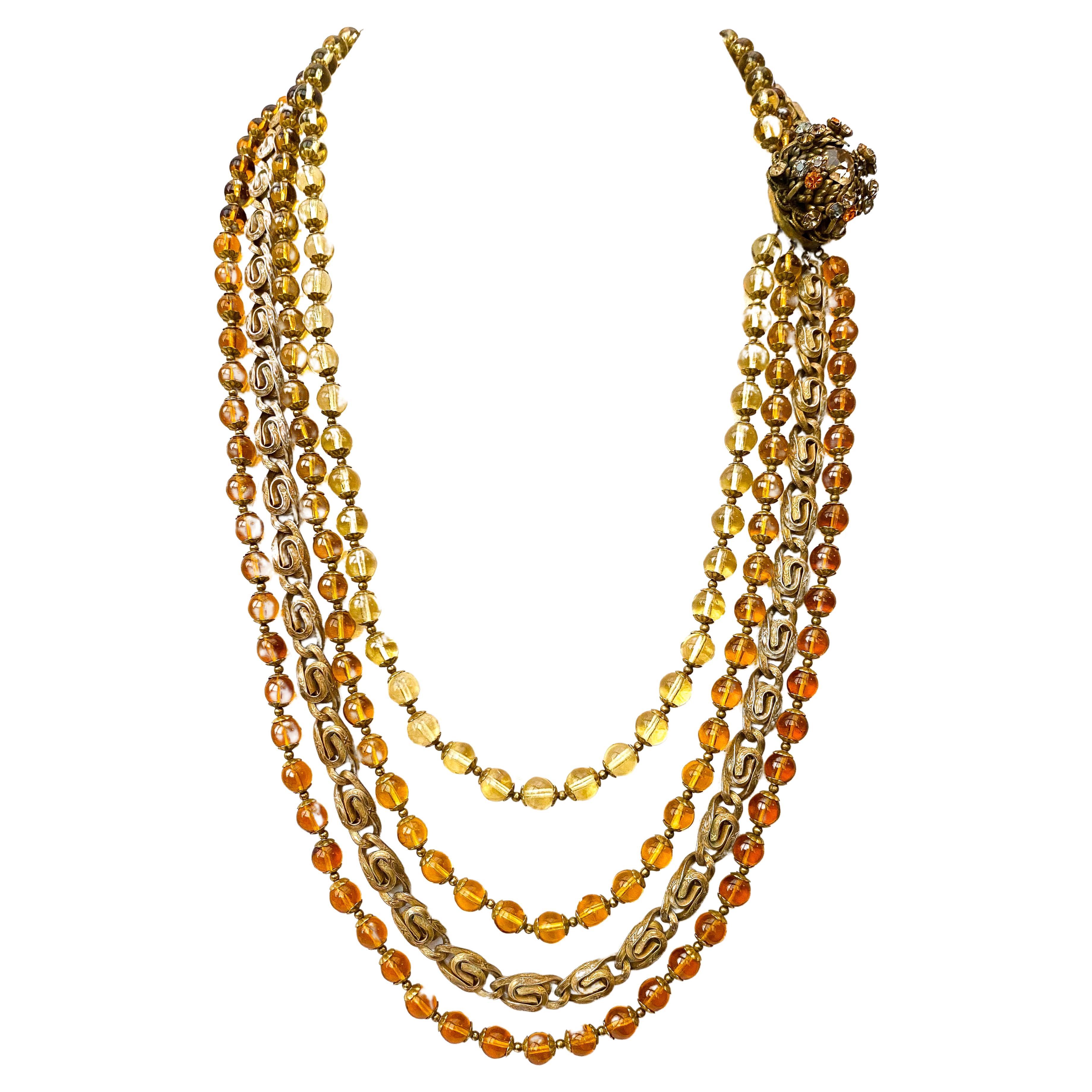 Miriam Haskell Multi-Strand Necklaces
