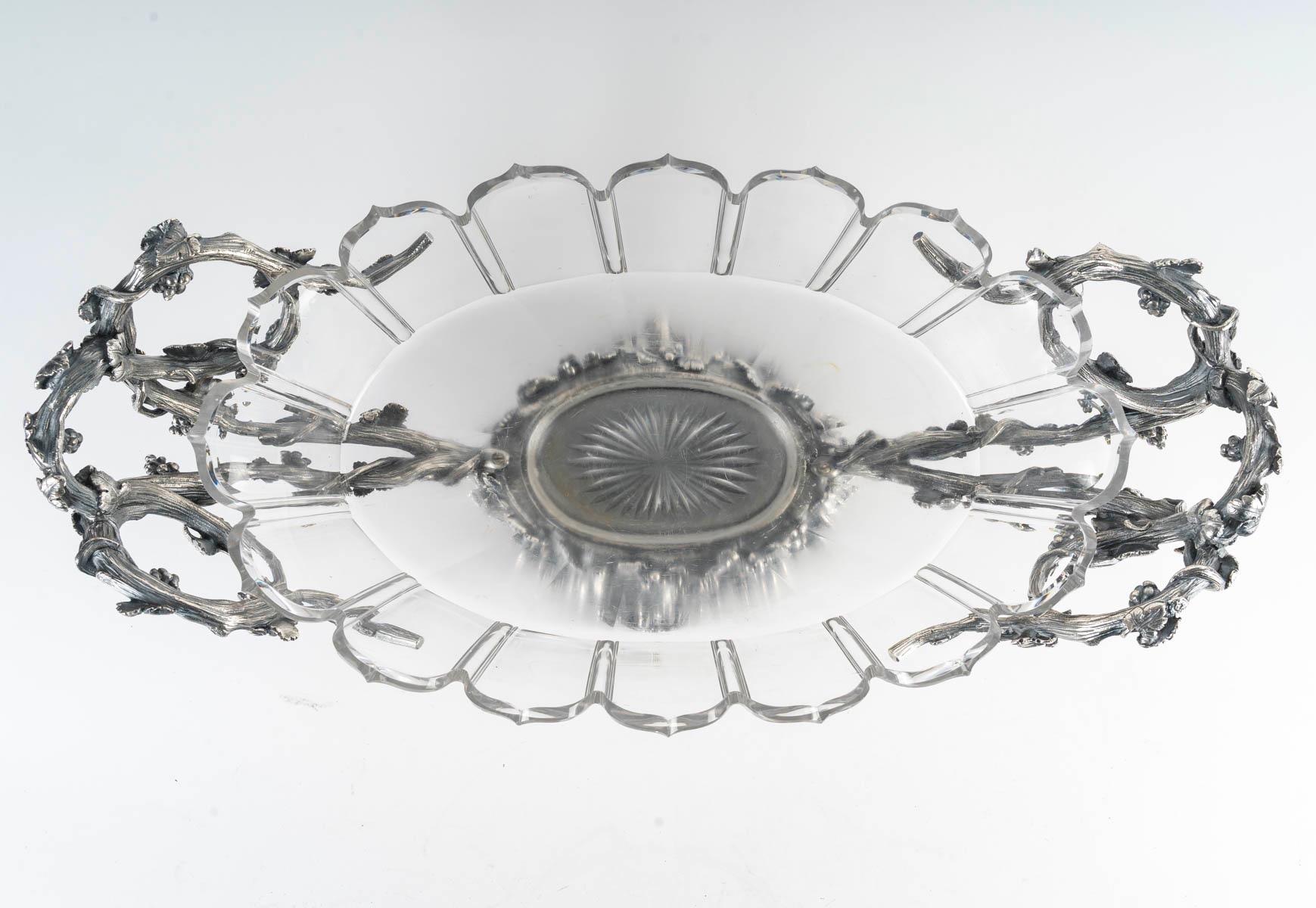 Français Grand centre de table Napoléon III, Maison Christofle, vers 1880 en vente