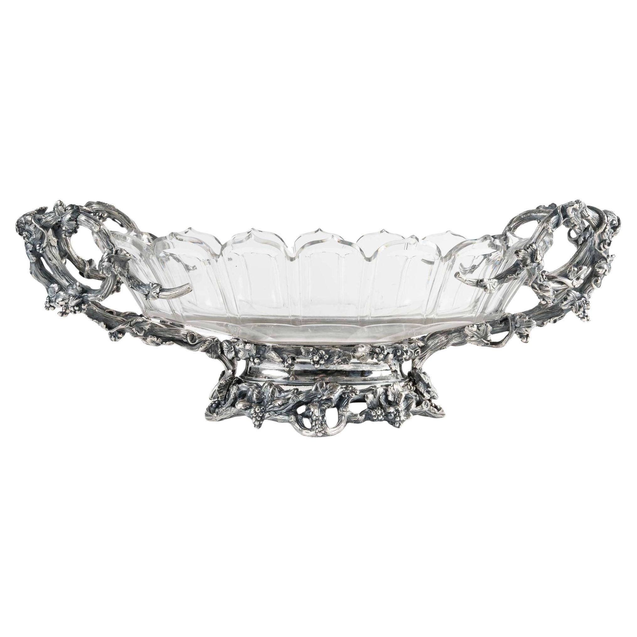 A Large Napoléon III Centerpiece, Maison Christofle, circa 1880