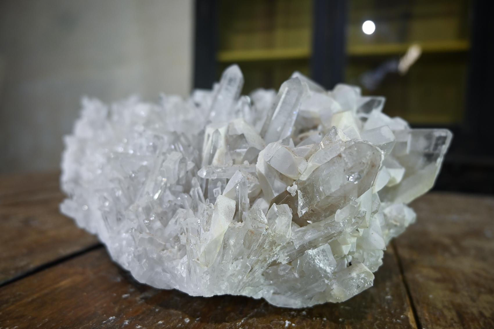 A Large Needle Quartz Crystal Cluster Geological Specimen For Sale 2