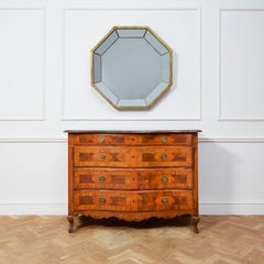 A Large Octagonal Sectional Mirror by Rudolfo Dubarry