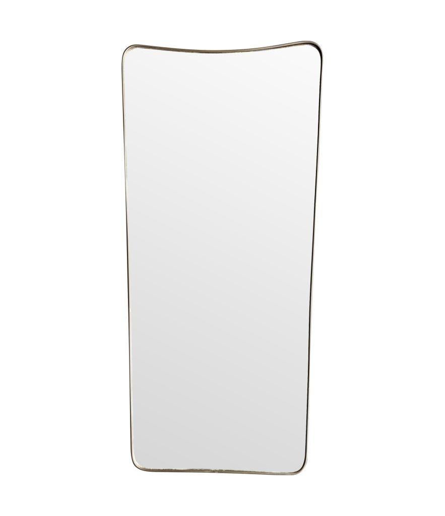 A large original 1950s Italian shield mirror with For Sale 9