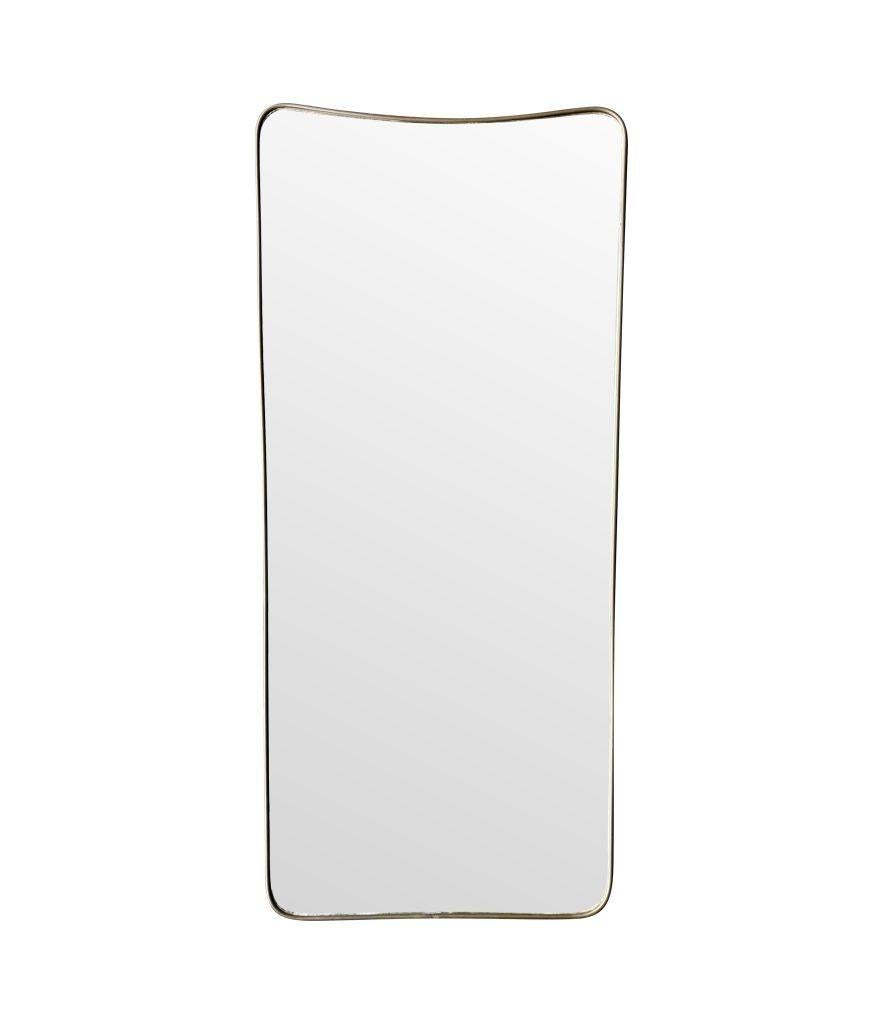 A large original 1950s Italian shield mirror with For Sale 1