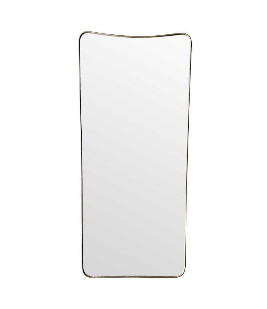 A large original 1950s Italian shield mirror with For Sale 4
