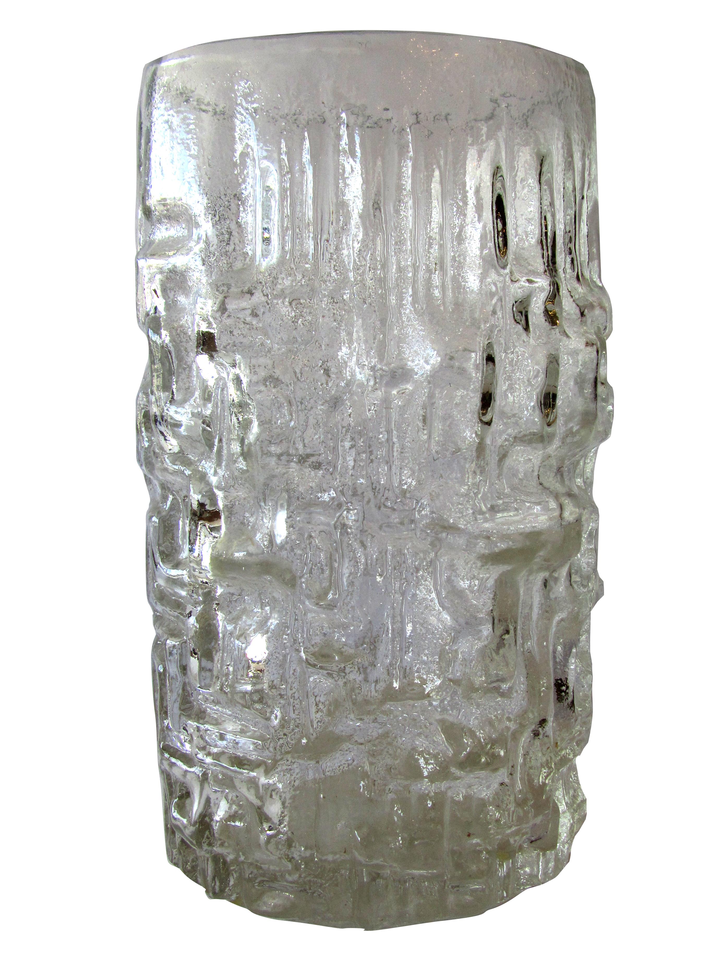 Large Original Scandinavian Modern Glass Vase, Tapio Wirkkala 7