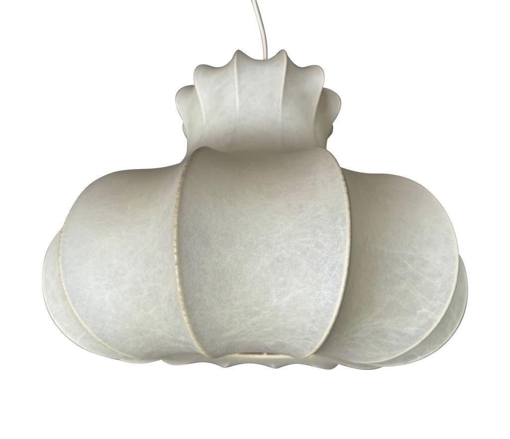 A large orignal 1960s cocoon light by Achille Castiglioni for Flos For Sale 4