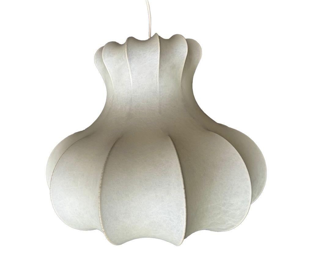 A large orignal 1960s cocoon light by Achille Castiglioni for Flos For Sale 9